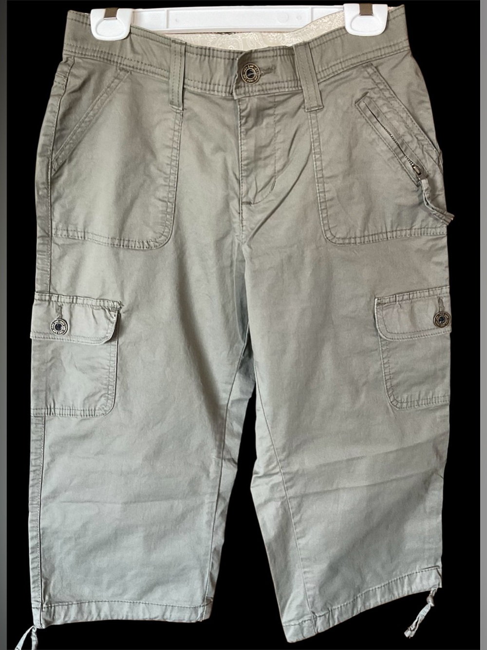 Lee Women's  Capri Pants Outdoor/Utility Pockets Green Size 4 M